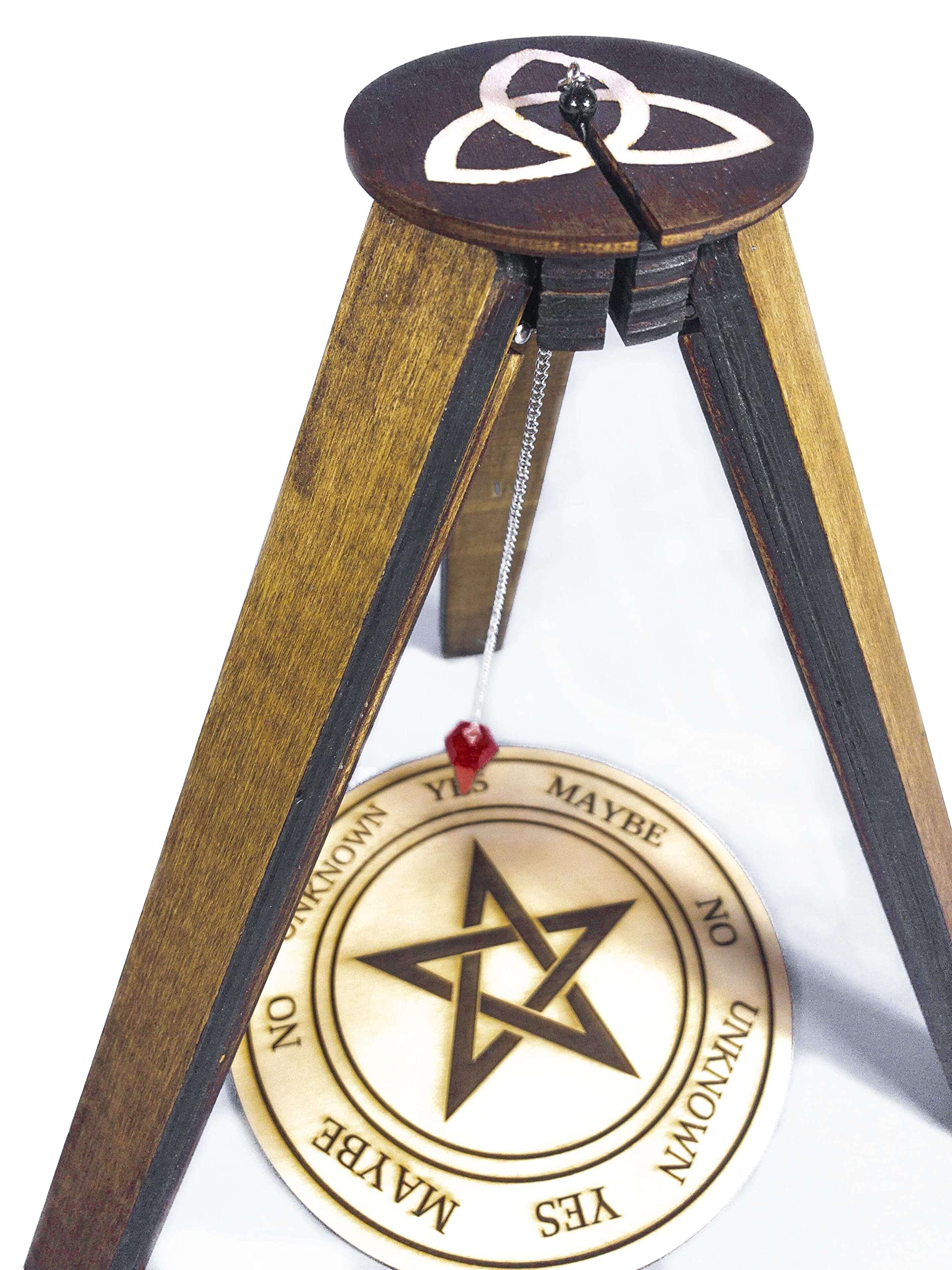 Amazon.com: Trinqueta Tripod Wooden Pendulum Stand, Dowsing